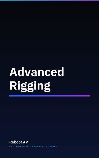 Advanced Rigging book cover