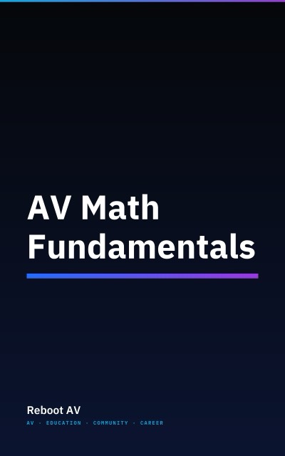 AV Math Fundamentals book cover