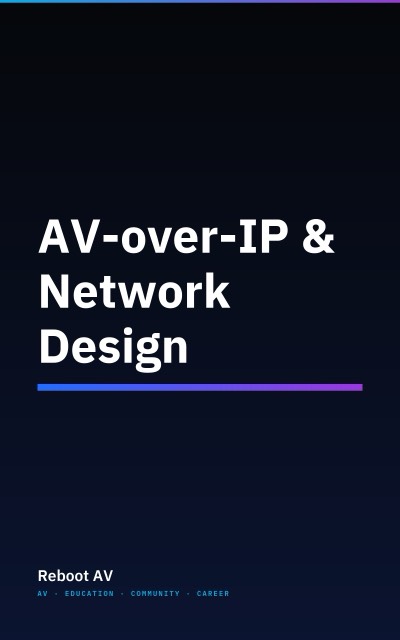 AV-over-IP & Network Design book cover