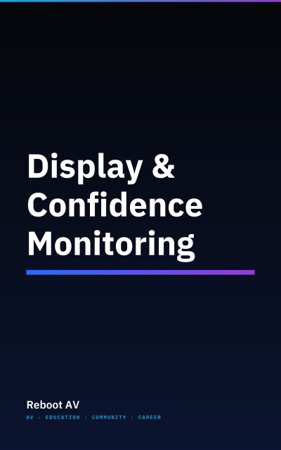 Display & Confidence Monitoring book cover