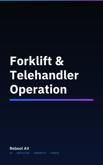 Forklift & Telehandler Operation book cover
