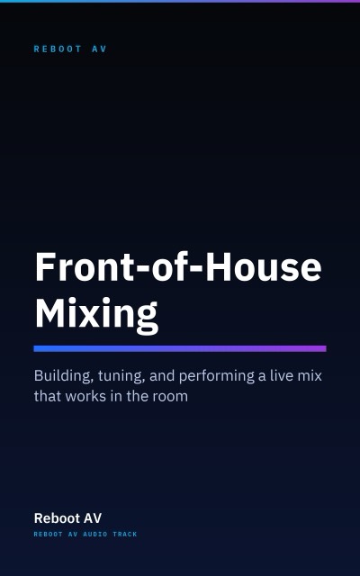 Front-of-House Mixing book cover