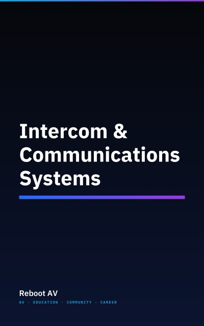 Intercom & Communications Systems book cover