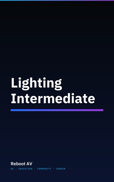 Lighting Intermediate book cover