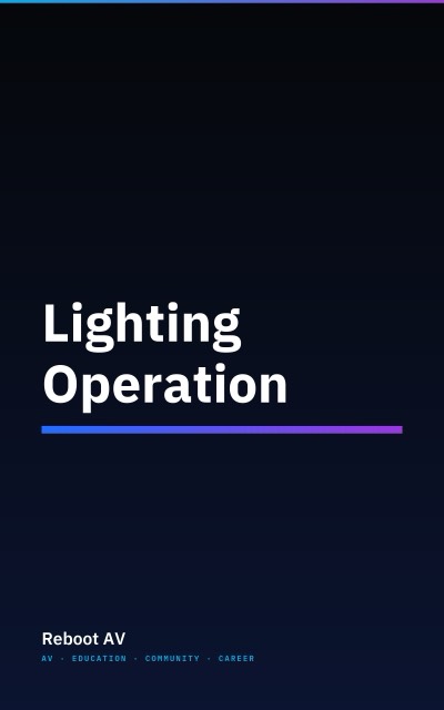 Lighting Operation book cover
