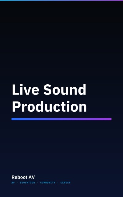 Live Sound Production book cover