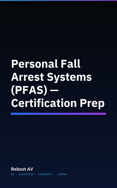 Personal Fall Arrest Systems (PFAS) — Certification Prep book cover