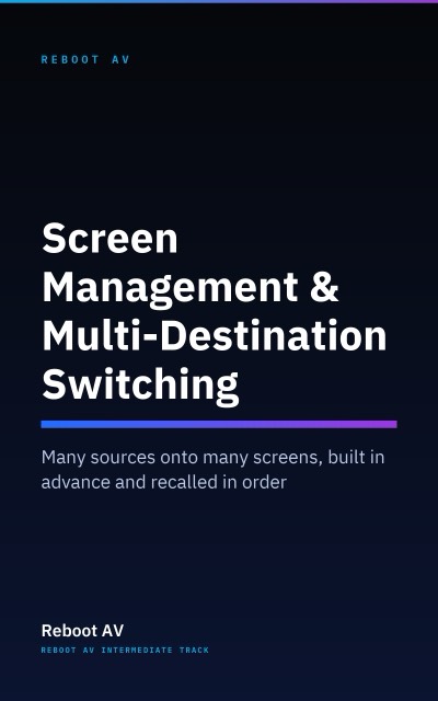 Screen Management & Multi-Destination Switching book cover