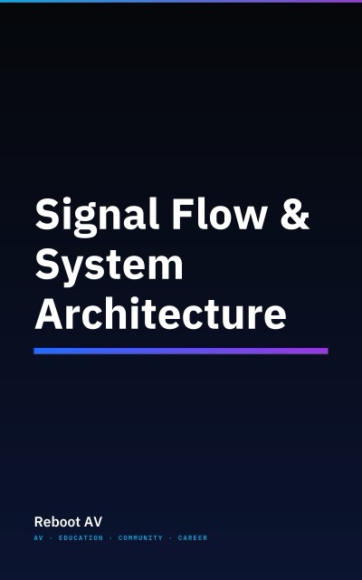 Signal Flow & System Architecture book cover
