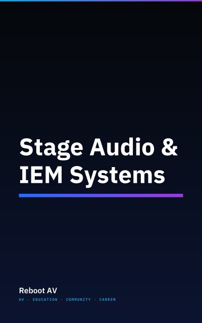 Stage Audio & IEM Systems book cover