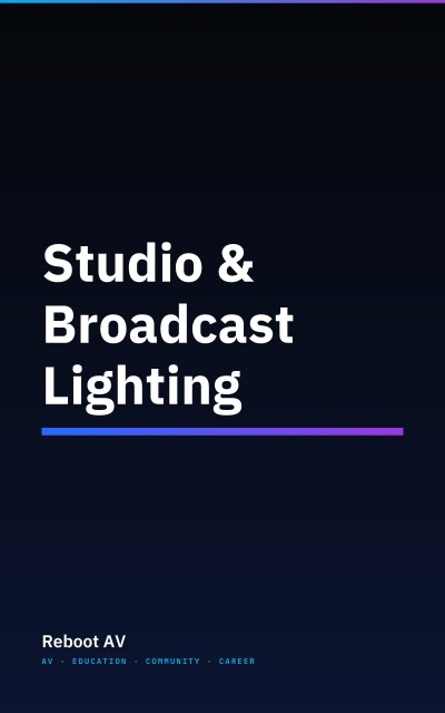 Studio & Broadcast Lighting book cover