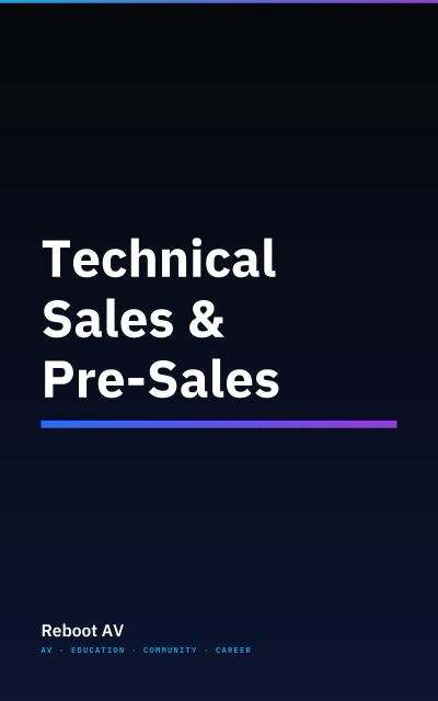 Technical Sales & Pre-Sales book cover