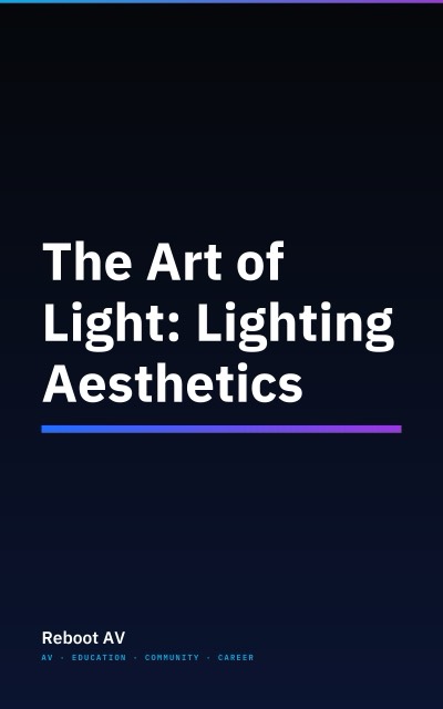 The Art of Light: Lighting Aesthetics book cover