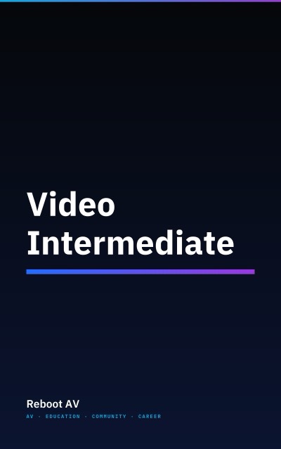 Video Intermediate book cover